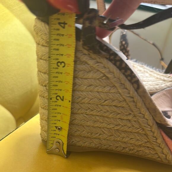 Fendi Maryjanes with Black and Pink Wedge Platform Espadrilles. No Flaws. - Picture 16 of 17